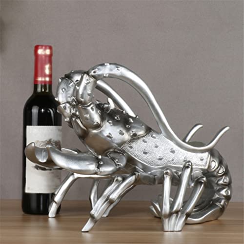 LIUZH Lobster shaped wine rack European-style home bar wine cabinet wine rack desktop ornaments