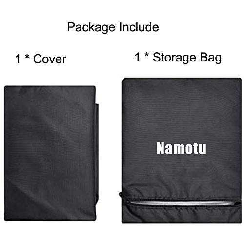 Namotu Waterproof Egg Hanging Chair Cover with Zipper, 115 * 190cm 210D Oxford Fabric Heavy Duty Veranda Patio Cocoon Chair Garden Protective Cov