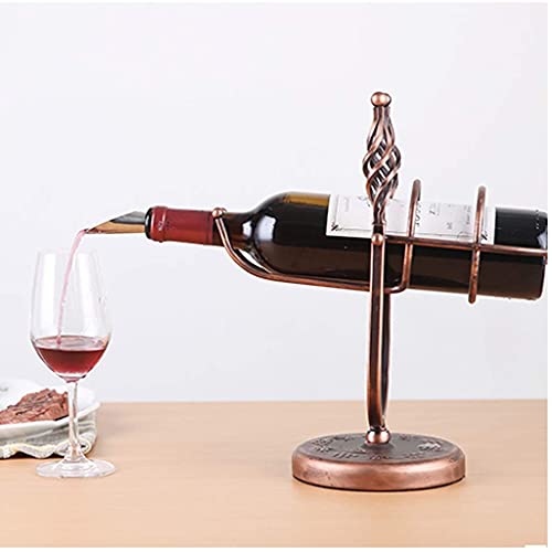 NEOCHY Swing Wine Rack, Creative Display Rack Wine Bottle Rack, Household European Wine Rack