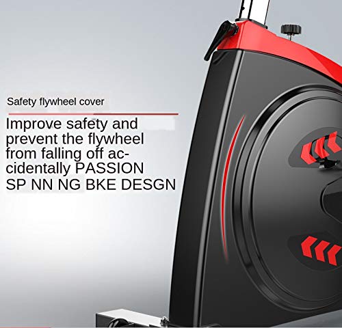 NXYJD Mute Leather Belt Commercial Exercise Bike Sports Fitness Bike Household Exercise Bike Gym Only Bicycle