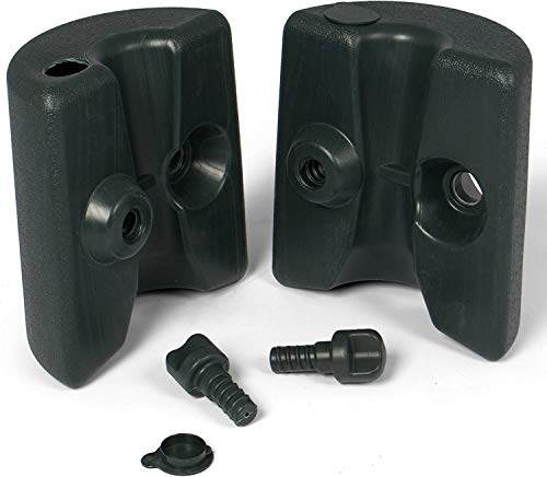 Ram® Black 4 X Plastic Gazebo Weight Leg For Tent Fill With Sand or Water