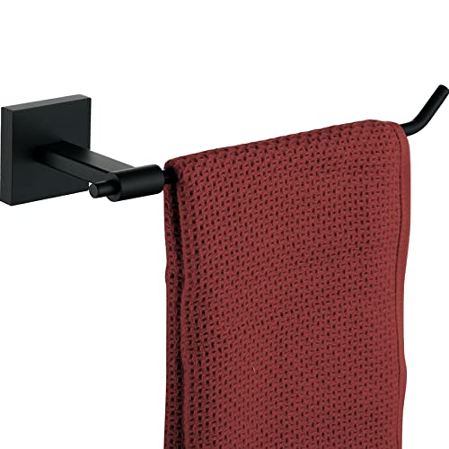 KOKOSIRI Hand Towel Rail Bathroom Towel Holder for Bath Kitchen 9 Inch Necklace Holder Hanger Chrome Stainless Steel Wall Mounted B3005CH