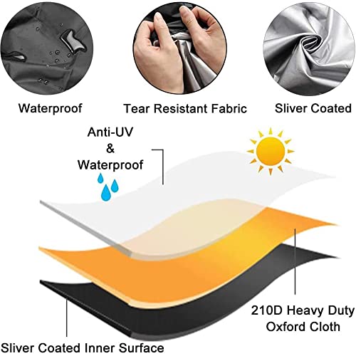 Patio Chair Cover Outdoor Skyour Waterproof Single Lounge Deep Chair Sofa Furniture Protector Covers for Backyard Veranda Lawn Garden (2)