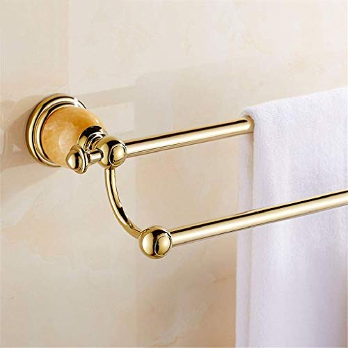 N/A Towel rack- Contemporary Towel Bar Bath Hand Towel Holder Brushed Stainless Steel Wall Mounted Bathroom Organizer (Size : 46cm)