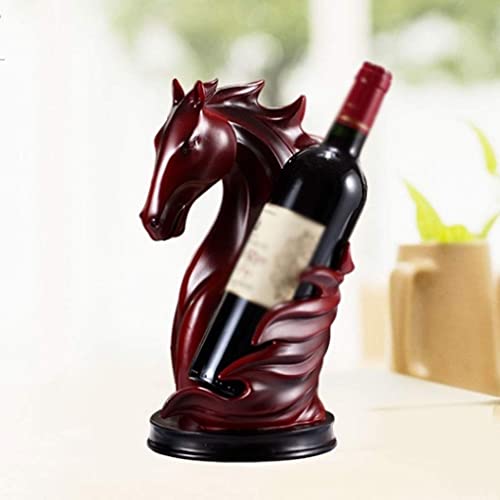 NEOCHY Resin Wine Bottle Stand, Creative Wine Rack Single Bottle Tabletop Holder for Home Decor Crafts Ornaments