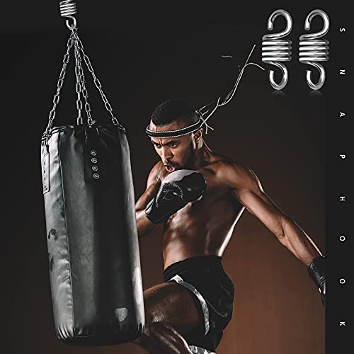 JTOOYS 2 Pieces Hammock Spring, Hardened Galvanized Steel Extension Spring for Hanging Hammock Chairs and Porch Swings Heavy Duty Spring Leisure