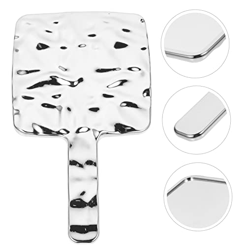 Beavorty 4pcs Electroplating makeup mirror handheld makeup mirror retro hand mirror travel purse mirror female desk vanity mirror girls portable