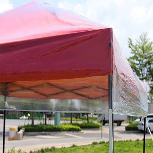 Gazebo canopy replacement covers 3m x 3m,Outdoor gazebo Waterproof Transparent Canopy,Patio Replacement Tent Top Canopy,Outdoor Garden Patio Part