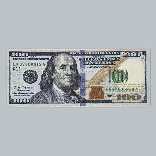 Ottomanson Heavy Duty All Season Stone Welcome Design Doormat, 67 cm x 90 cm, Black