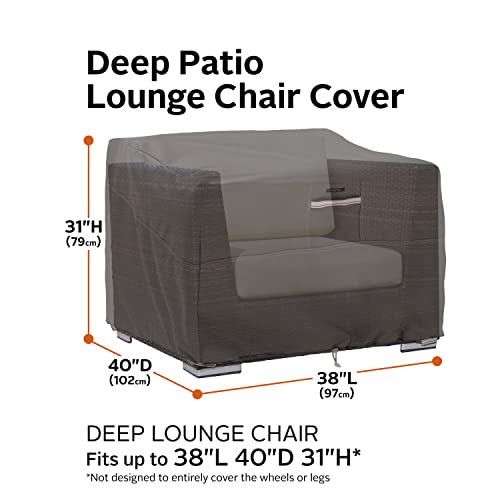 Classic Accessories 55-422-015101-EC Ravenna Patio Deep Seat Lounge Chair Cover
