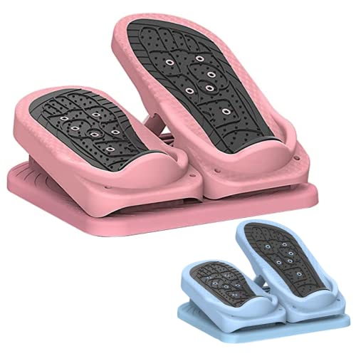 Step MachinesUnder Desk Stepper 2 in 1 Folding Mini Stepper Adjustable Mode Non-slip Exercise Fitness Stepper for Office Fitness