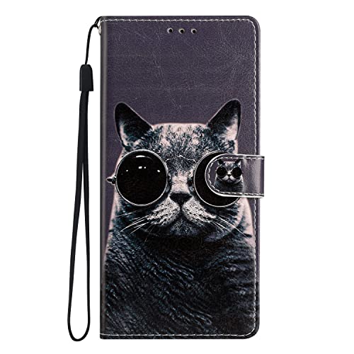 Thoankj iPhone 14 Pro Max Case Flip Shockproof PU Leather Wallet Cover with Stand Magnetic Card Holder TPU Bumper Folio Slim Fit Protective Phone