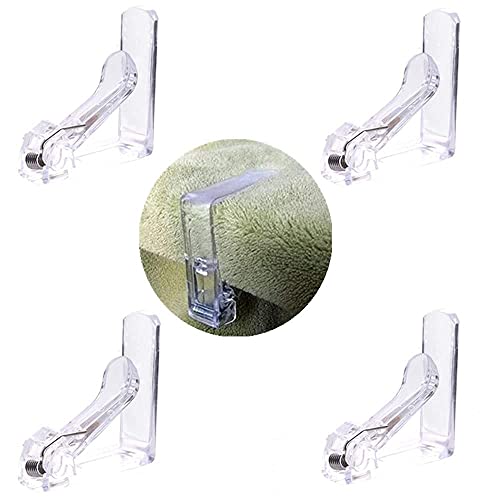 NP Tablecloth Clips Clips Clear Plastic Table Cloth Picnic Table Cloth Clamps Clips Table Cover Clamp Plastic Tablecloth Holders Clear Durable an