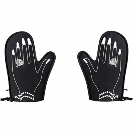 ALREMO HUANGXING - Oven Gloves, Diving Material Heat Resistant to 446 °F Oven Mitts, Unique Shape, for Cooking, Baking, Barbebue Potholder, Non-S