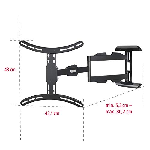 Hama 00108712 flat panel wall mount 165.1 cm (65") Black