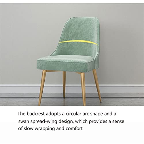 dining chair Kitchen Dining Room Furniture Chairs Kitchen Dining Chairs Set Of 2 Living Room Chairs with Metal Legs Velvet Seat and Backrests for
