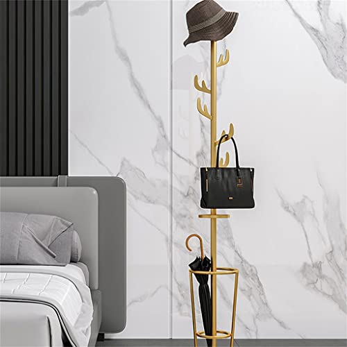 LUKEO Floor-standing creative metal coat hanger coat rack home indoor coat hanger bedroom coat rack (Color : D, Size