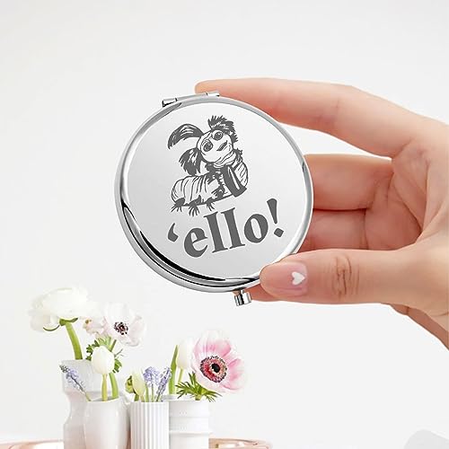 KEYCHIN Ello Worm Pocket Mirror Movie Fans Gifts Ello Fans Compact Makeup Mirror for Women Girls (Ello-S)