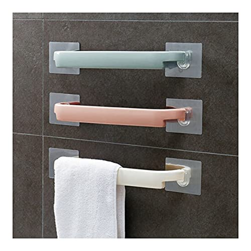 HIGOH Towel Racks, Towel Rail for Bathroom,3Pcs Towel Rail Rack Holder,Wall Mounted Bathroom Self-Adhesive Hanging Hanger Shelf,Multi Decorations