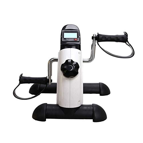 N/A Portable Fitness Pedal Stationary Under Desk Indoor Exercise Machine Bike for Arms Legs Physical Therapy with LCD Display Calorie Counter 42
