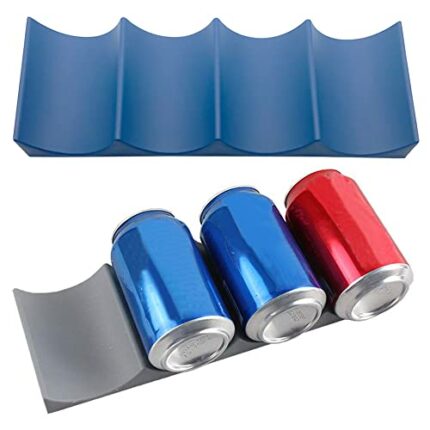 Wine Rack Plastic, 2 Pieces Bottle Rack European Style Wine Bottle Display Stacking Mat, Wine Storage Holder, for Beer, Cola and Fridge Pantry Bo