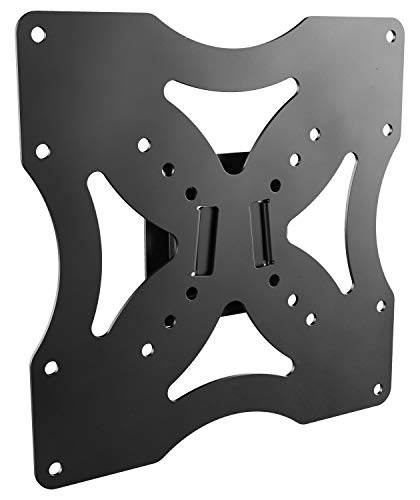 RICOO TV Wall Bracket Mount fixed flat approx 13-33 Inch LED LCD OLED Screen and Monitor F0222 Universal for VESA 50x50-200x200 Black