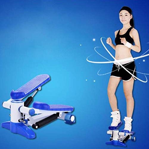 TWDYC Desk Elliptical Mini Stepper - Under Desk Elliptical Steppers for Exercise Desk Pedal Exerciser with Unique Design Blue 40 * 30 * 21cm