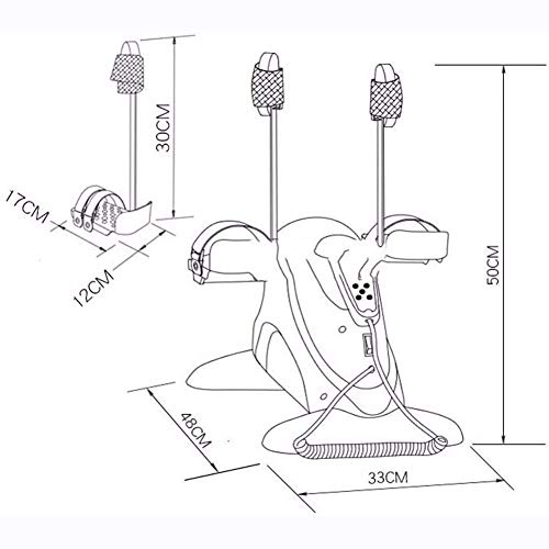 LUNEZY Pedal Exerciser, Arm and Leg Exercise Peddler Machine,Seated Exerciser Stationary Pedal Bike Portable Cycle Bike Gym Fitness Training
