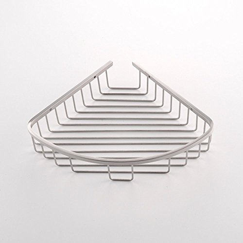 Konhard CS003 Bathroom Corner Shelf Wall Mount, Stainless Steel