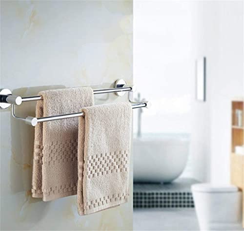 Towel Bar 304 Stainless Steel Towel Rack Double Towel Bracket Lever Towel Rail Wall Hanging Towel Holder for Bathroom Balcony Kitchen Towel Hangi