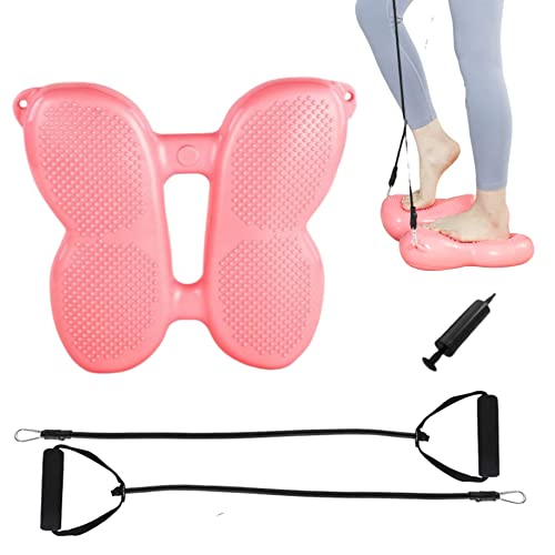 Mini Stepper Fitness Stair Stepper Multi-Function Balance Stepper Massage Dots Inflatable Balance Trainer for Home Gym