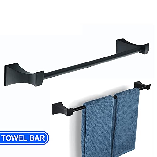 HIGOH Towel Racks,Towel Holder Towel Rail for Bathroom, Hand Towel Holder Towel Hanger, Bath Towel Holder, Wall Hanging Towel Double Bar Bathroom