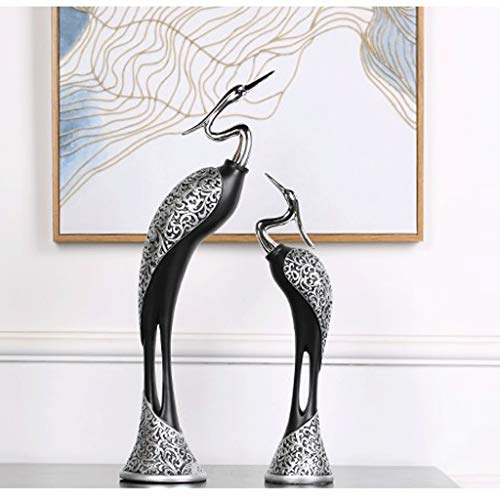 LLLY Hand-painted Resin Crafts Abstract Animal Peacock Ornaments Sculpture Living Room Decorations Nordic Decorative Wine Cabinet
