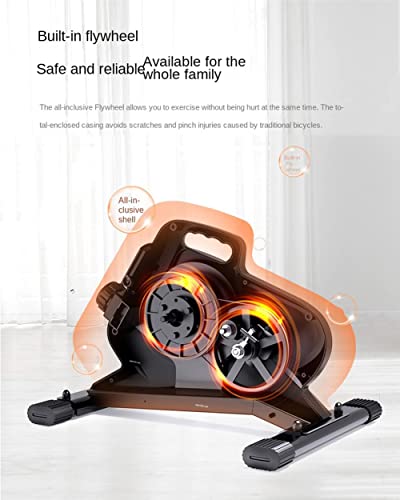 ARWIC Electric Under Desk Elliptical Machine Elliptical Trainer with LED Display 8 Adjustable Speed, Seated Pedal Exerciser Elliptical Stepper In