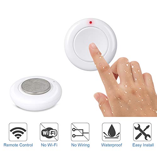 Food Waste Disposer Switch-Remote Control-No Drilling on Sink Top-No Wiring-Stick On Sink Top/Counter Top-Compatible with Any Garbage Disposal Un