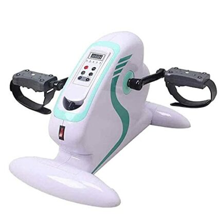 LUNEZY Electric Pedal Exerciser Fitness Exercise Bike, Recumbent Exercise Bike with Resistance, Fitness Equipment for Seniors and Elderly