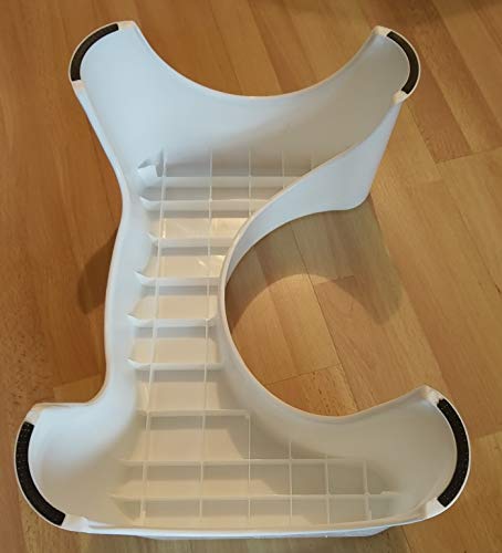 7" Bathroom Toilet Stool, Medically Tested Squatting Toilet Stool, Non-invasive Remedy for Haemorrhoids, Constipation, IBS, Flatulence, Bloating