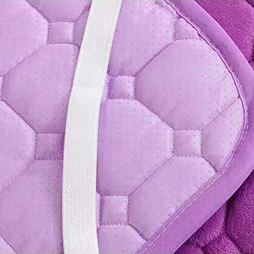 JY&WIN Quilted Mattress Topper,Soft Touch Cotton Mattress Pad For Beauty Salon Massage Tattoo Hotels Daily Life Use Non Slip-light Tan 60x180x3cm