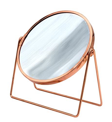 RIDDER Makeup Mirror Cosmetic Mirror Summer Chrome with 5x Magnification Handy Modern