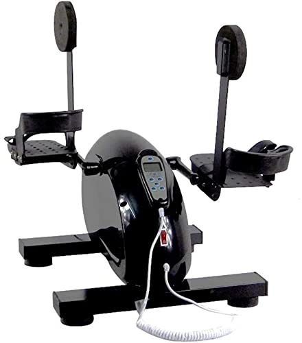 LUNEZY 100W Upper Lower Limbs Exercise BikeFitness Motorized Pedal Exercise Bike With Leg Protector Electronic Physical Therapy Rehab Bike Traine