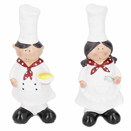 ALREMO HUANGXING - Chef Figurines Kitchen, Beautiful and Practical Sculptures Statues Vivid Chef Figurine Model, for Kitchen Decor Kitchen Bar Ca
