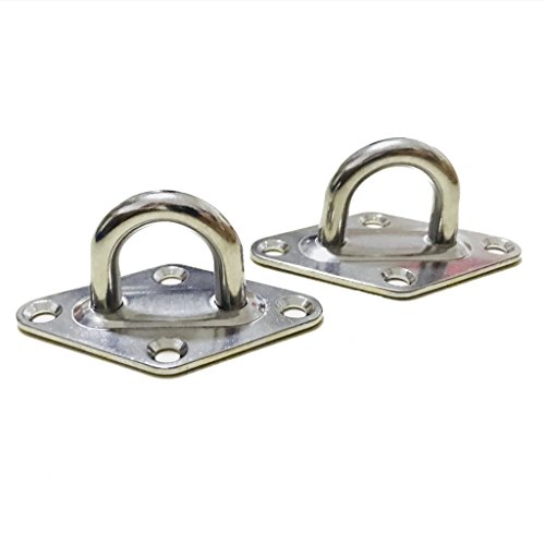 HONGCI M8 Heavy Duty Sun Shade Sail Fixing Kit for Garden Triangle and Square, Rectangle - 304 Stainless Steel Sun Shade Sail Fixing Hardware Acc