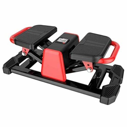 LLRYN Indoor Aerobic Exercise Mountain Climbing Stepper, Multifunction LED Display in Place Trample Pedal Machine, Slimming Fitness Equipment