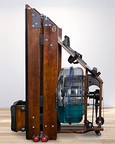 NAMVI Water Resistance Rowing Machine, Machine for Home Use Rower Machine with Aluminum Slide Rail, 6 Adjustable Resistance & LCD Monitor, for Ho