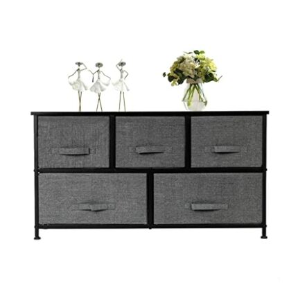 FGHOEV Nightstand Storage Drawers Organizer Container for Clothes Underwear Divider Box Cabinet Closet Case Home Organization Furniture