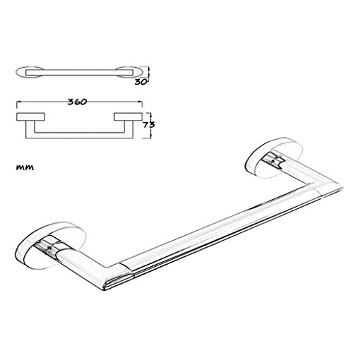RSOCHS Towel Rack Holder with Storage Shelf - Metal Organizer for Bath Hand Towels, Washcloths, Bathroom