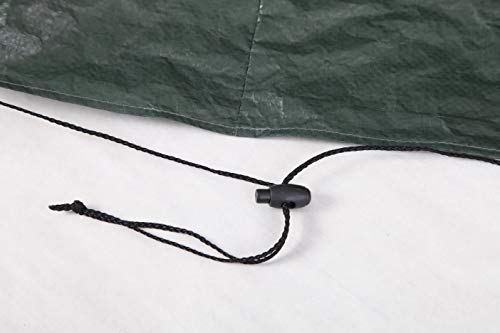 GLOW Premium Outdoor Garden Bench Cover – Heavy Duty Waterproof Protection for Garden Furniture with Plated Eyelets & Tie Down Cords – Tough Wove