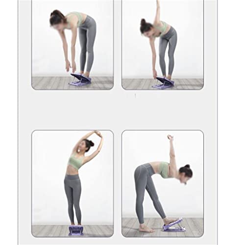N/A Slim Legs Stretching Plate Inclined Pedal Home Fitness Standing Foldable Leg Stretching Equipment