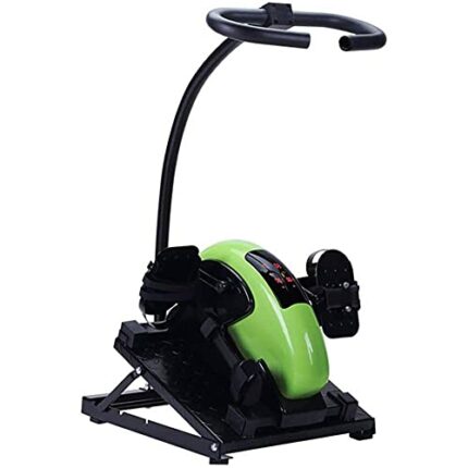 LUNEZY Bedridden Rehabilitation Pedal Exerciser Portable Mini Exercise Bike Hand Foot Pedal Trainer Elderly Bicycle Exerciser Suitable for Home B