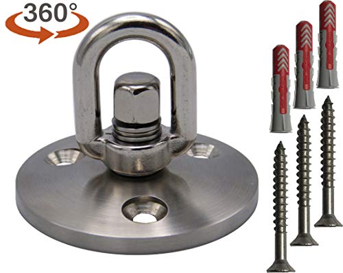 KLIFFHÄNGER Ceiling Bracket with Ball Bearings for Hanging Chair | Max Load 120 kg (265 lb) | different designs